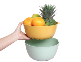 Bộ thau rổ Biohome 20cm - Hình ảnh 4